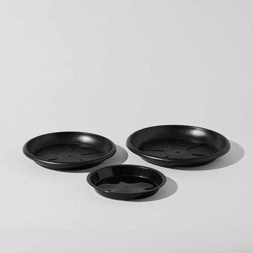 Plastic pot saucers - plastic,