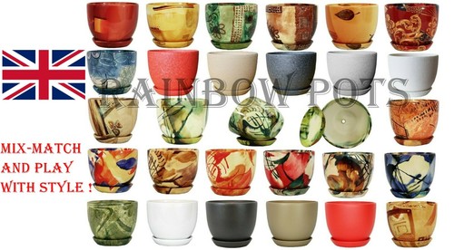 Ceramic plant pots with - ceramic,