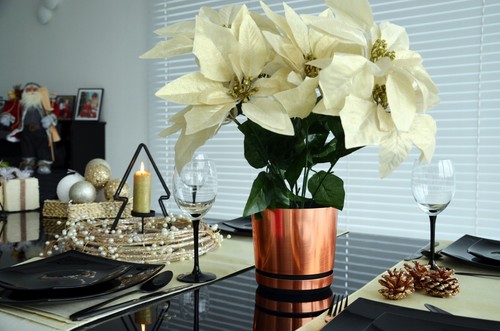 Modern plastic flower plant - plastic,