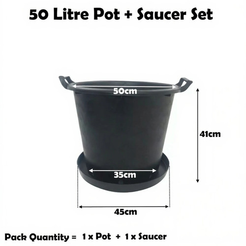 Litre plant pot - pot, with