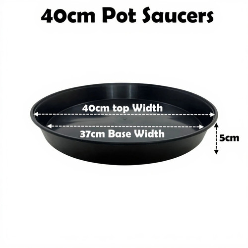 40cm plant pot saucers - 40cm, round