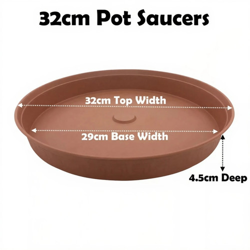 32cm plant pot saucer - 32cm,