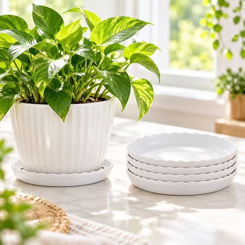 Pack white plant pot - 5,