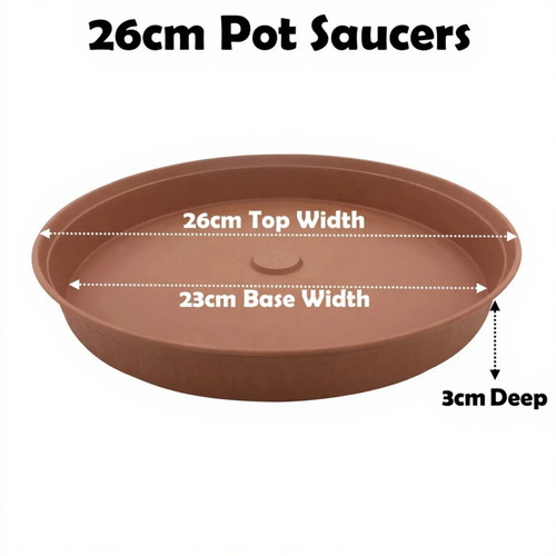 26cm plant pot - 26cm, drip