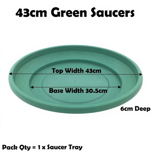 Round plant pot - round, saucer